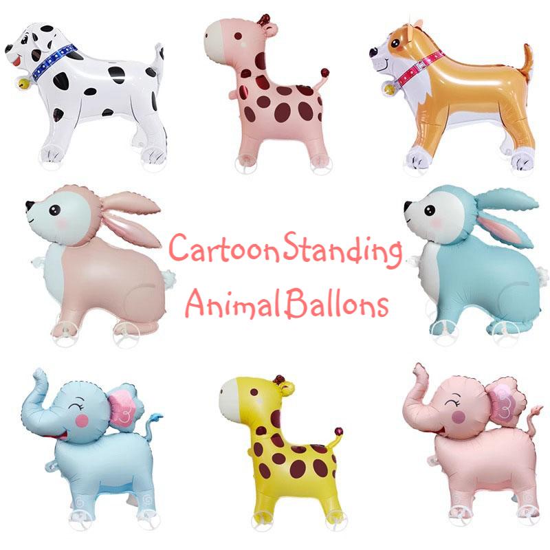 Kids Outdoor Yard Toys - Ballons d'animaux debout de dessin animé