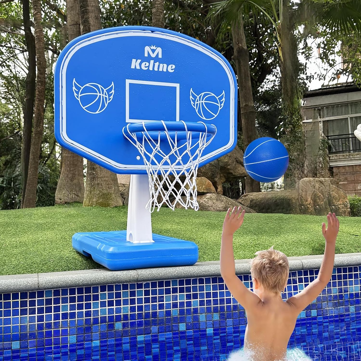 Kids Outdoor Water - Grand panier de basket pour piscine