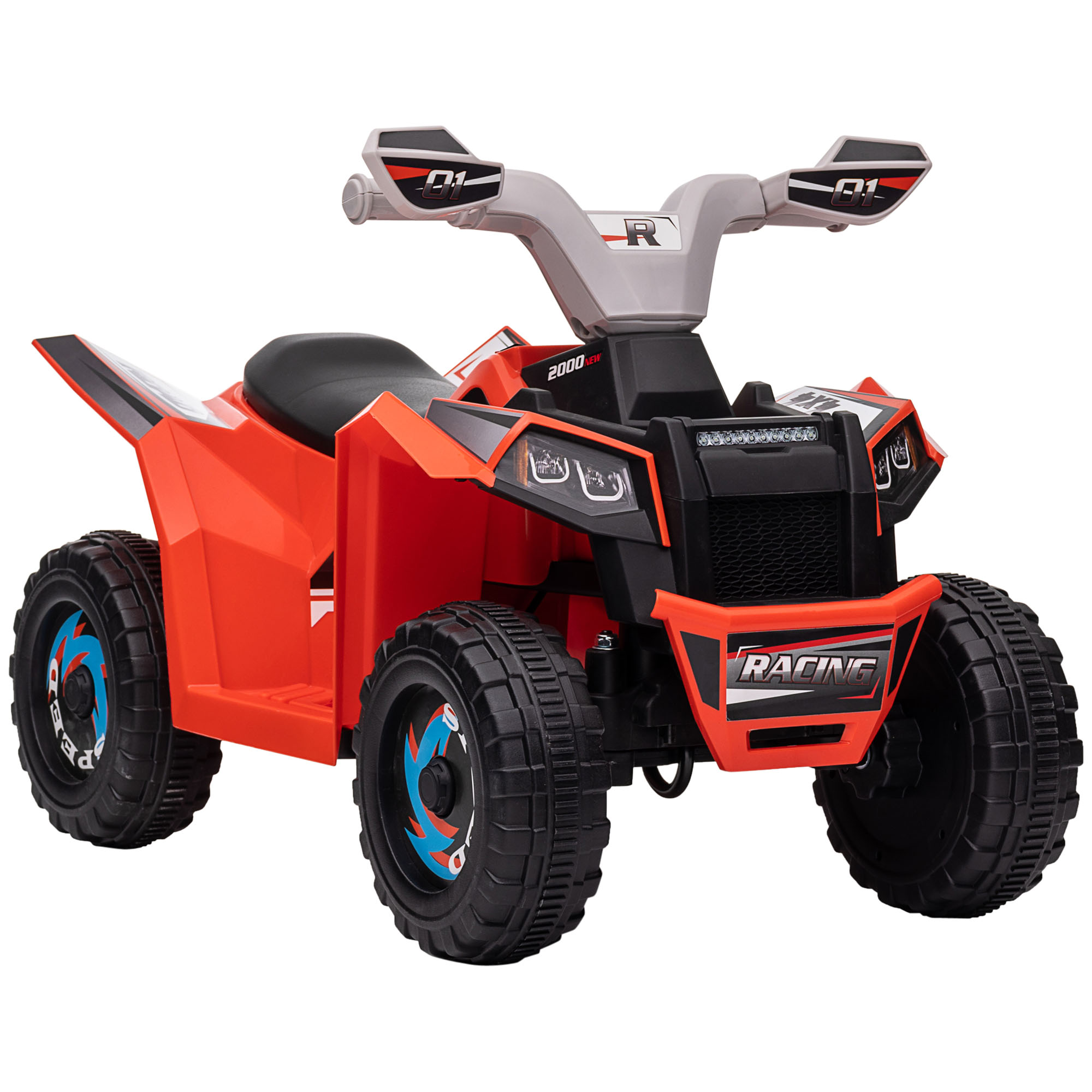 Kids Outdoor Yard Toys - Voiture 6V pour enfants, design durable,