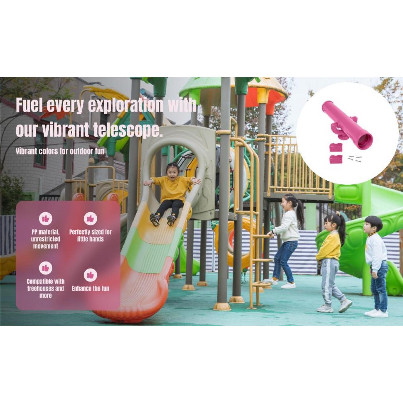 Kids Outdoor Climbing Frame - Jouet télescope de terrain de jeu