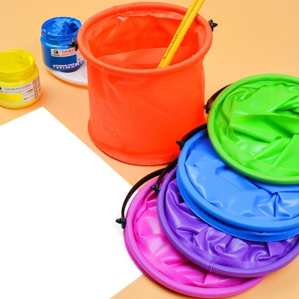 Kids Outdoor Water - Seau de plage pliable portable, seau
