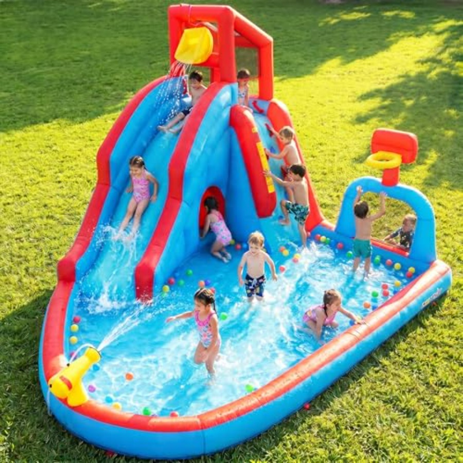 Parc aquatique gonflable pour  - Kids Outdoor Inflatable Water Slide avis et prix
