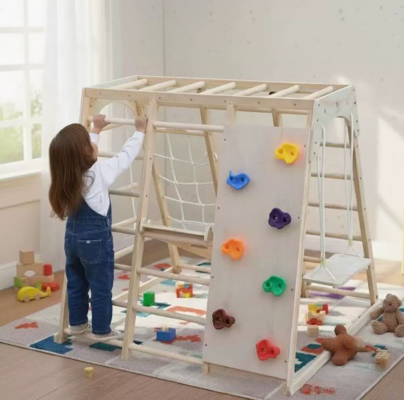Structure d'escalade en bois a - Kids Outdoor Climbing Frame avis et prix