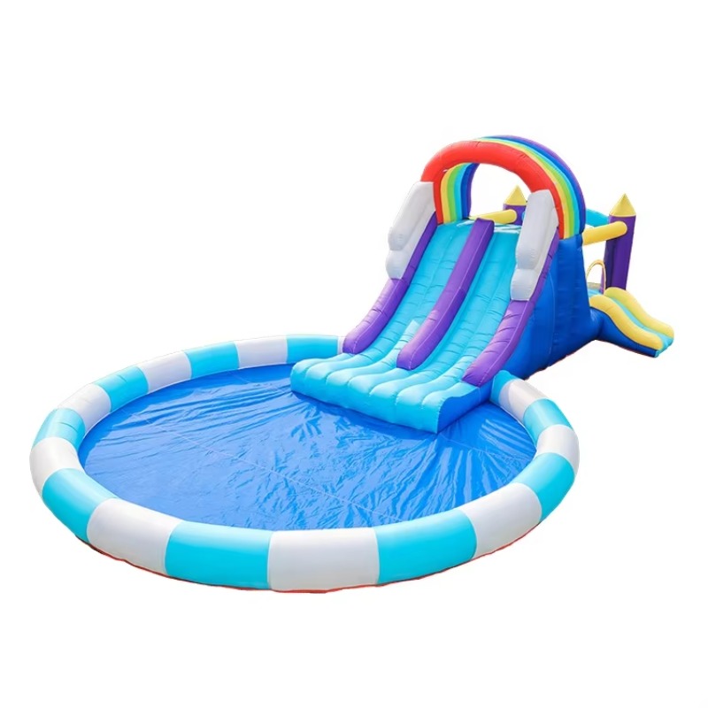 Toboggan aquatique gonflable g - Kids Outdoor Inflatable Water Slide avis et prix