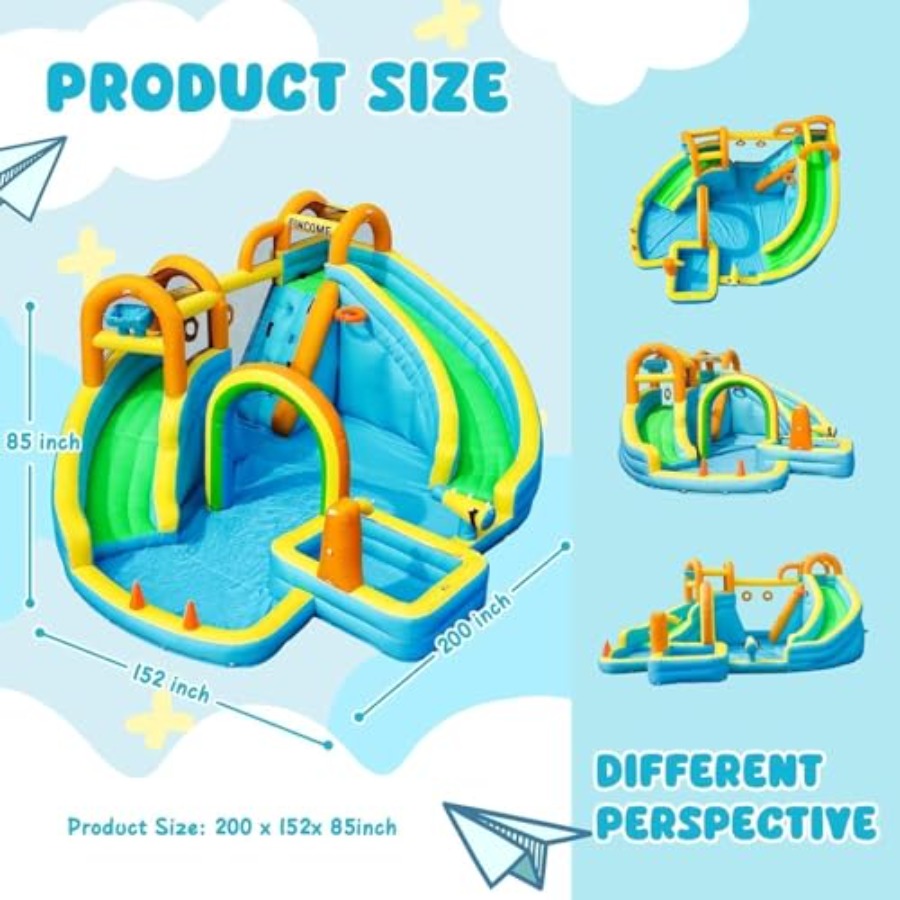Parc aquatique gonflable extér - Kids Outdoor Inflatable Water Slide avis et prix