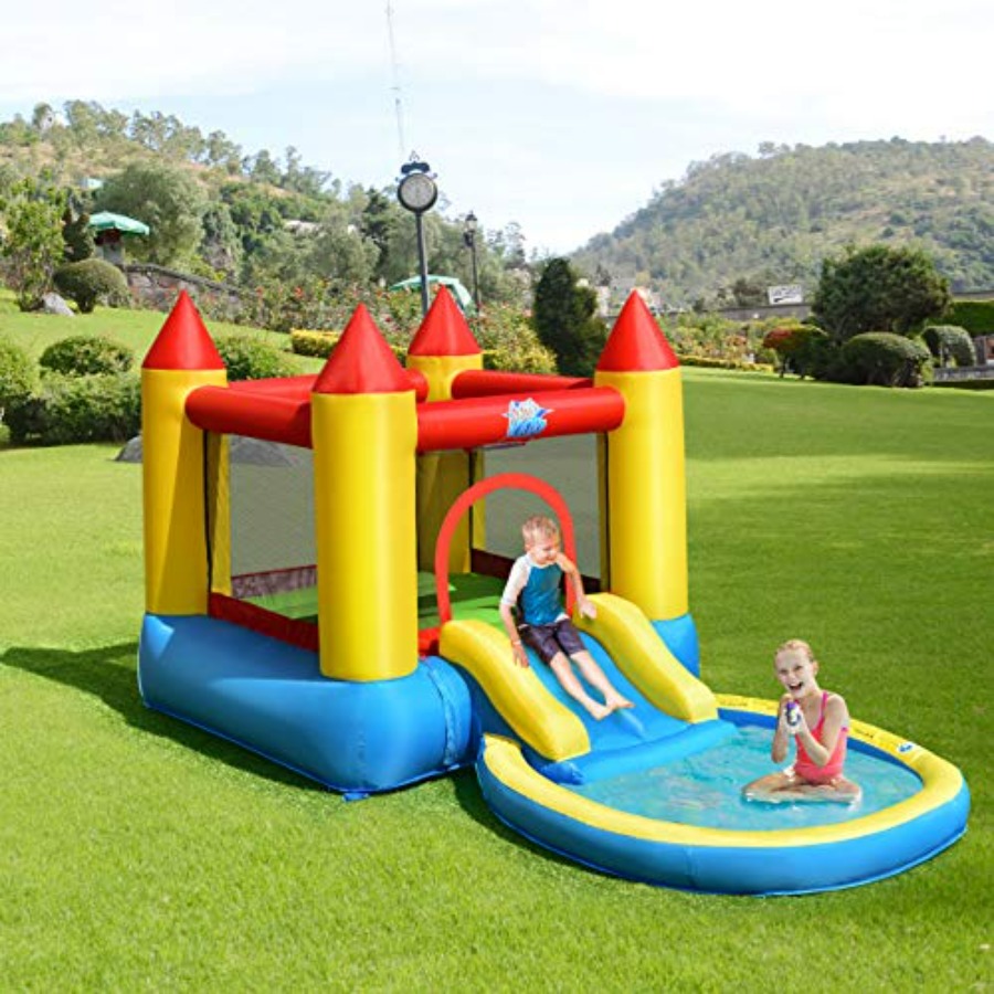 Structure gonflable de jardin  - Kids Outdoor Inflatable Water Slide avis et prix