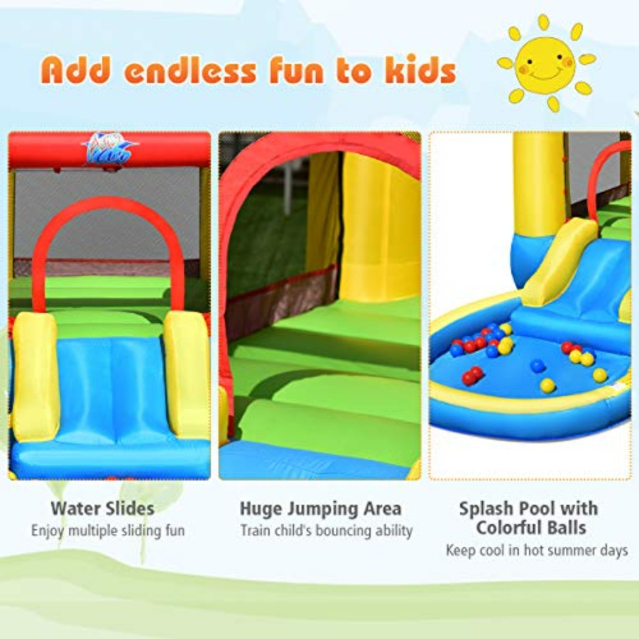 Structure gonflable de jardin  - Kids Outdoor Inflatable Water Slide avis et prix