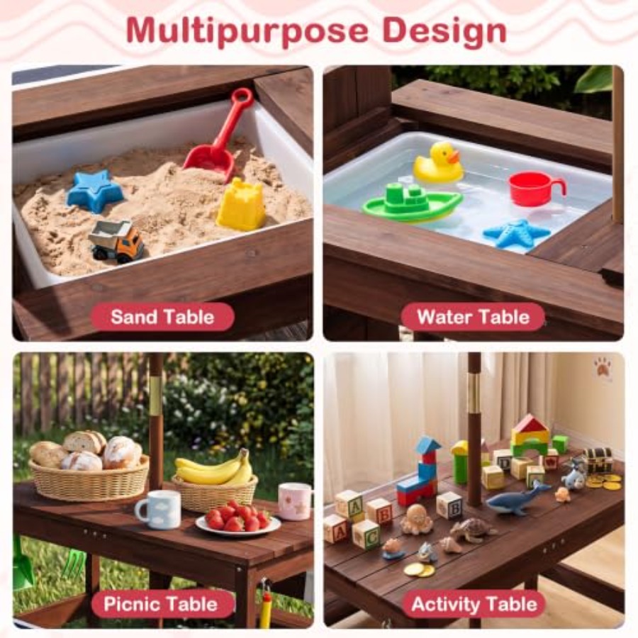 Table de pique-nique pour enfa - Kids Outdoor Water avis et prix