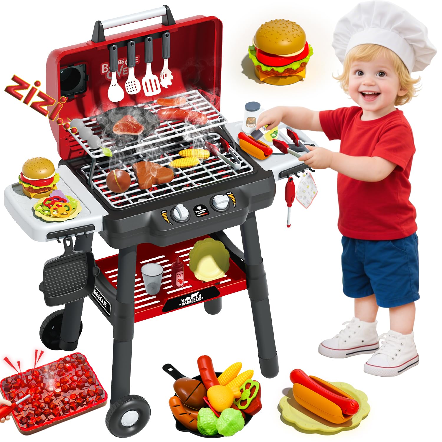 Grill jouet pour enfant, ensem - Kids Outdoor Bbq avis et prix