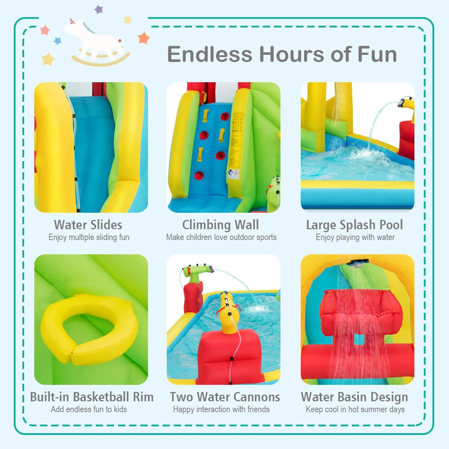 Parc aquatique gonflable géant - Kids Outdoor Water avis et prix