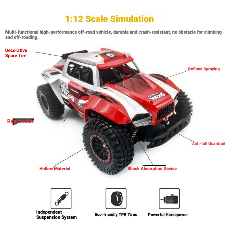 Camion RC 2,4 GHz tout-terrain - Kids Outdoor Dirt Toys avis et prix