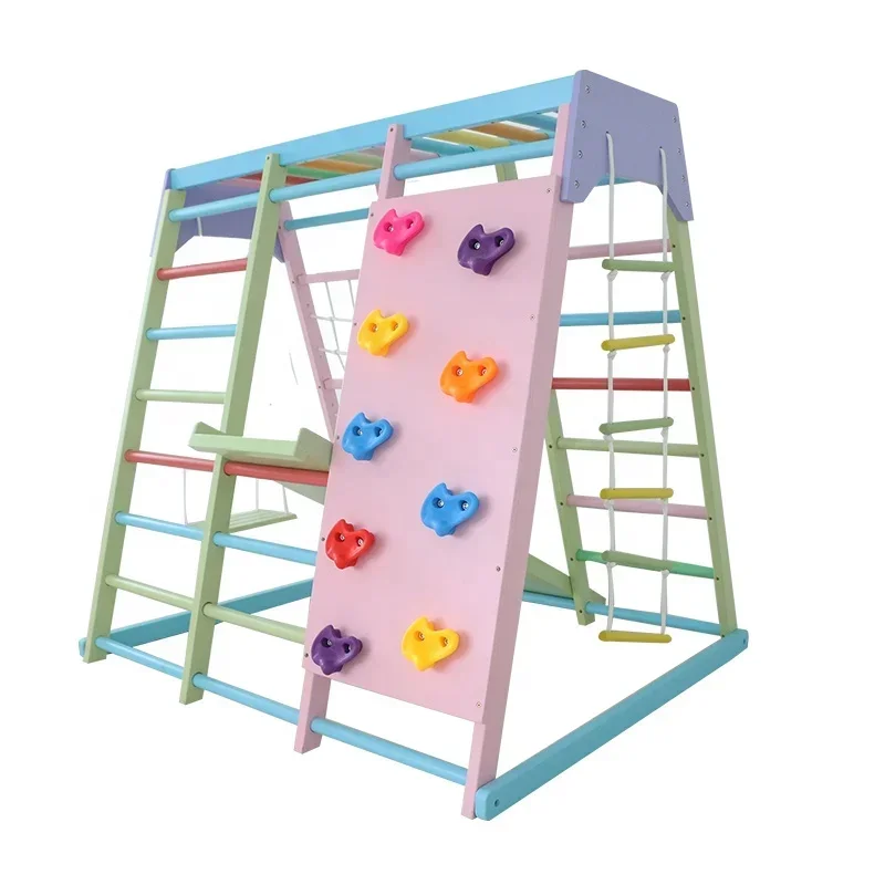 Structure d'escalade en bois p - Kids Outdoor Climbing Frame avis et prix